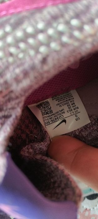 Papuci adidași tenesi alergare sport Nike nr 40.5 lungime talpic 26 cm