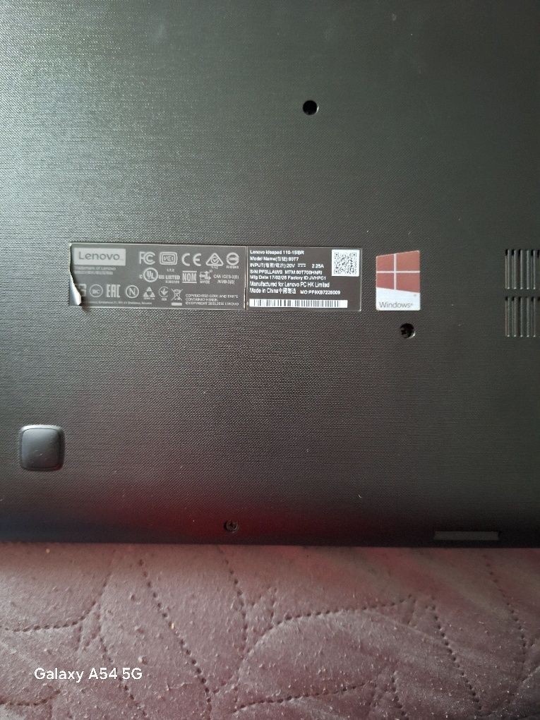 Vand leptop lenovo 4g ram