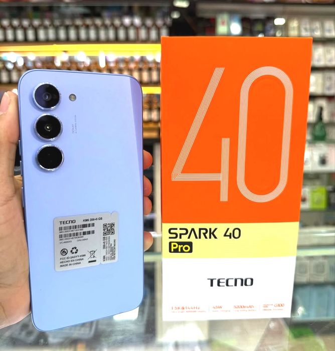 Tecno SPARK 40 Pro New Skidka+Garantiya+Dastafka