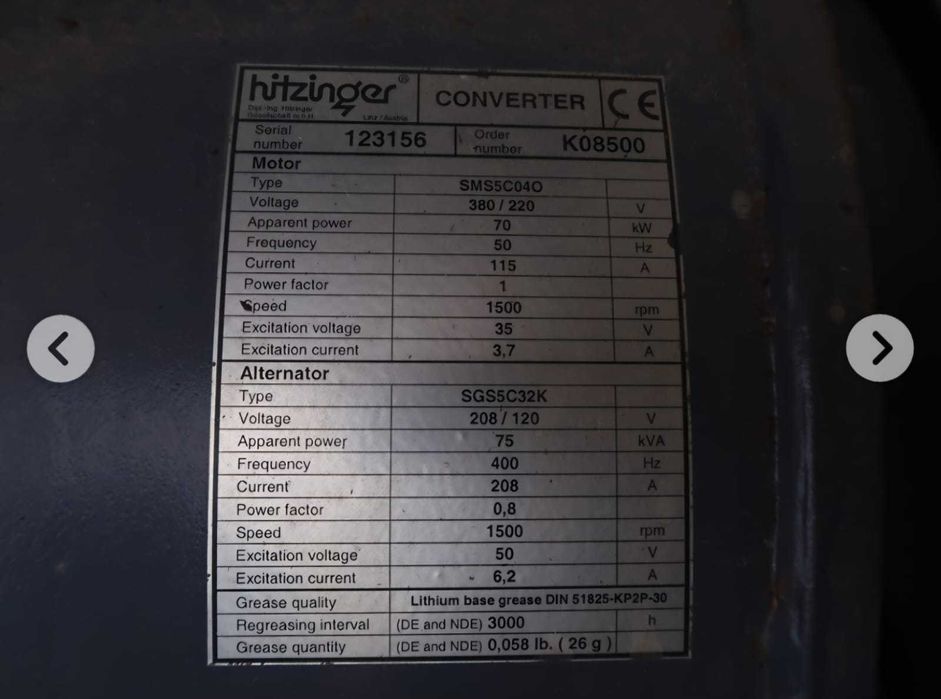 Generator de curent Hitzinger