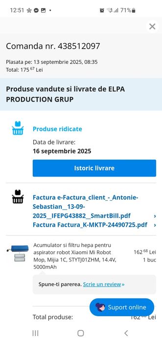 Aspirator/mop robot xiaomi