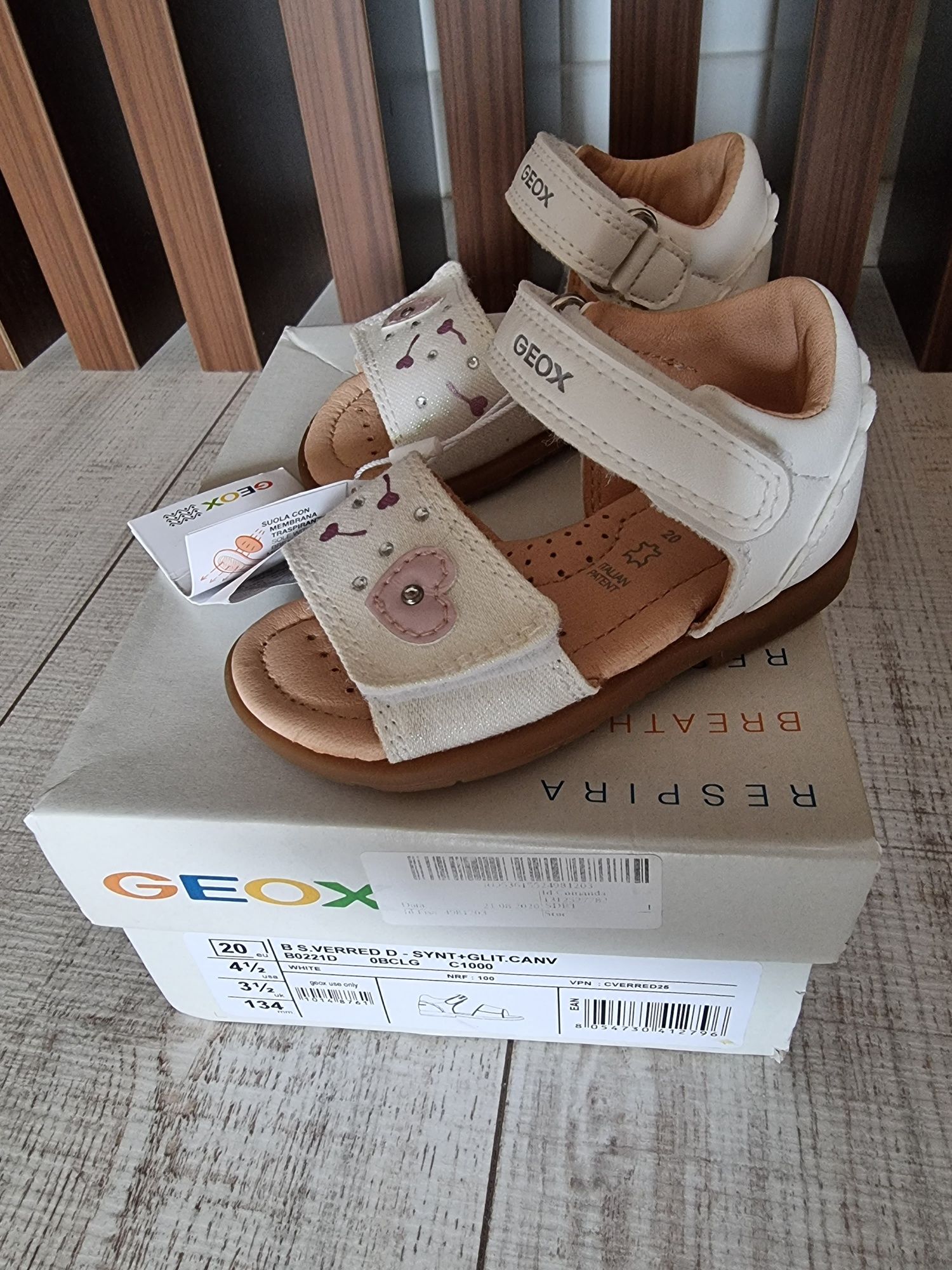 Sandale Geox 20 noi, cu eticheta