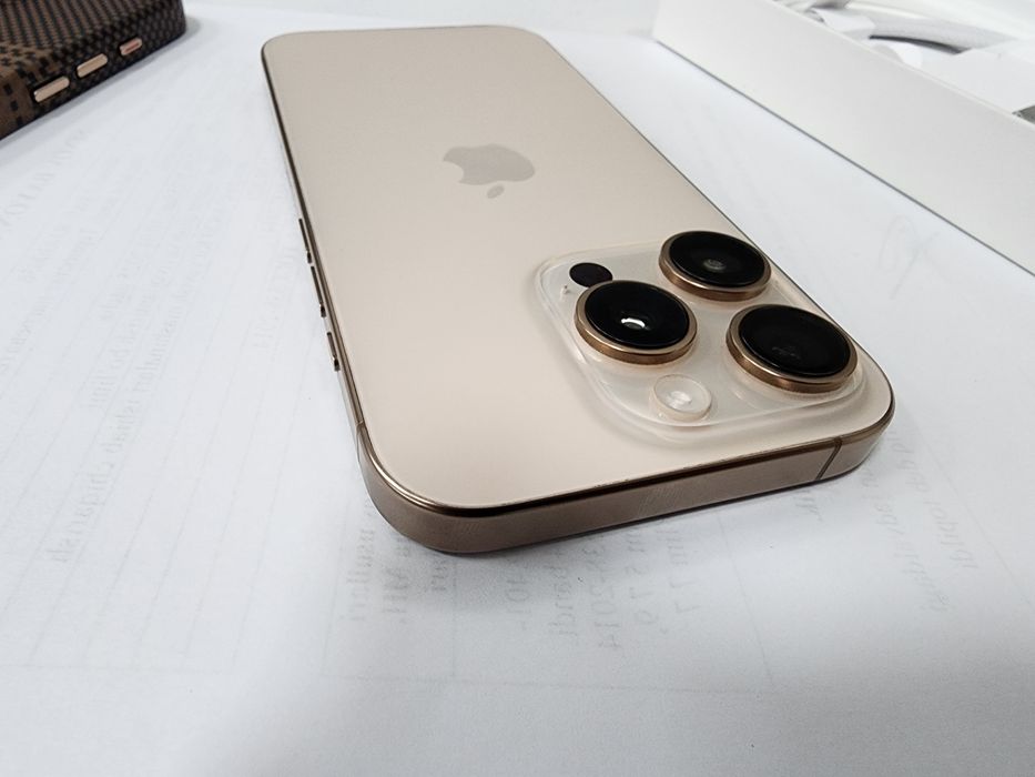 Iphone 16 Pro Tinu Desert 128GB Karobka DK Tinuu 98% Batareka