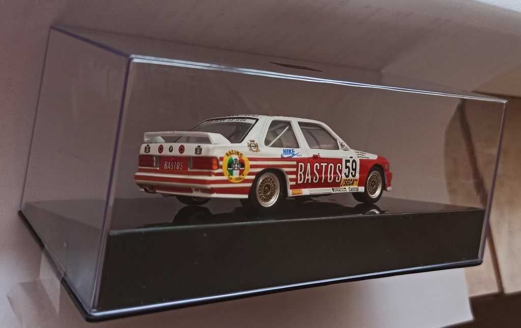 Macheta BMW M3 E30 Bastos 24h Spa 1987 (Ursulet) - IXO 1/43