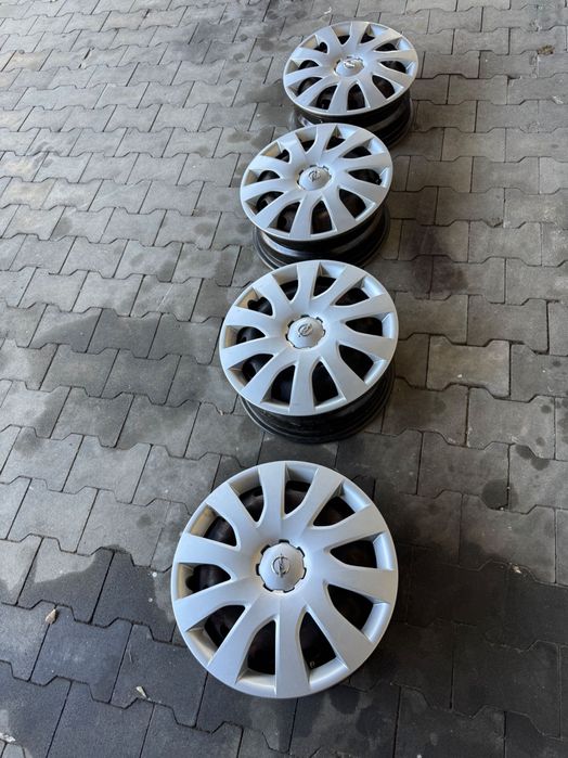 Метални джанти 16 ки с тасове