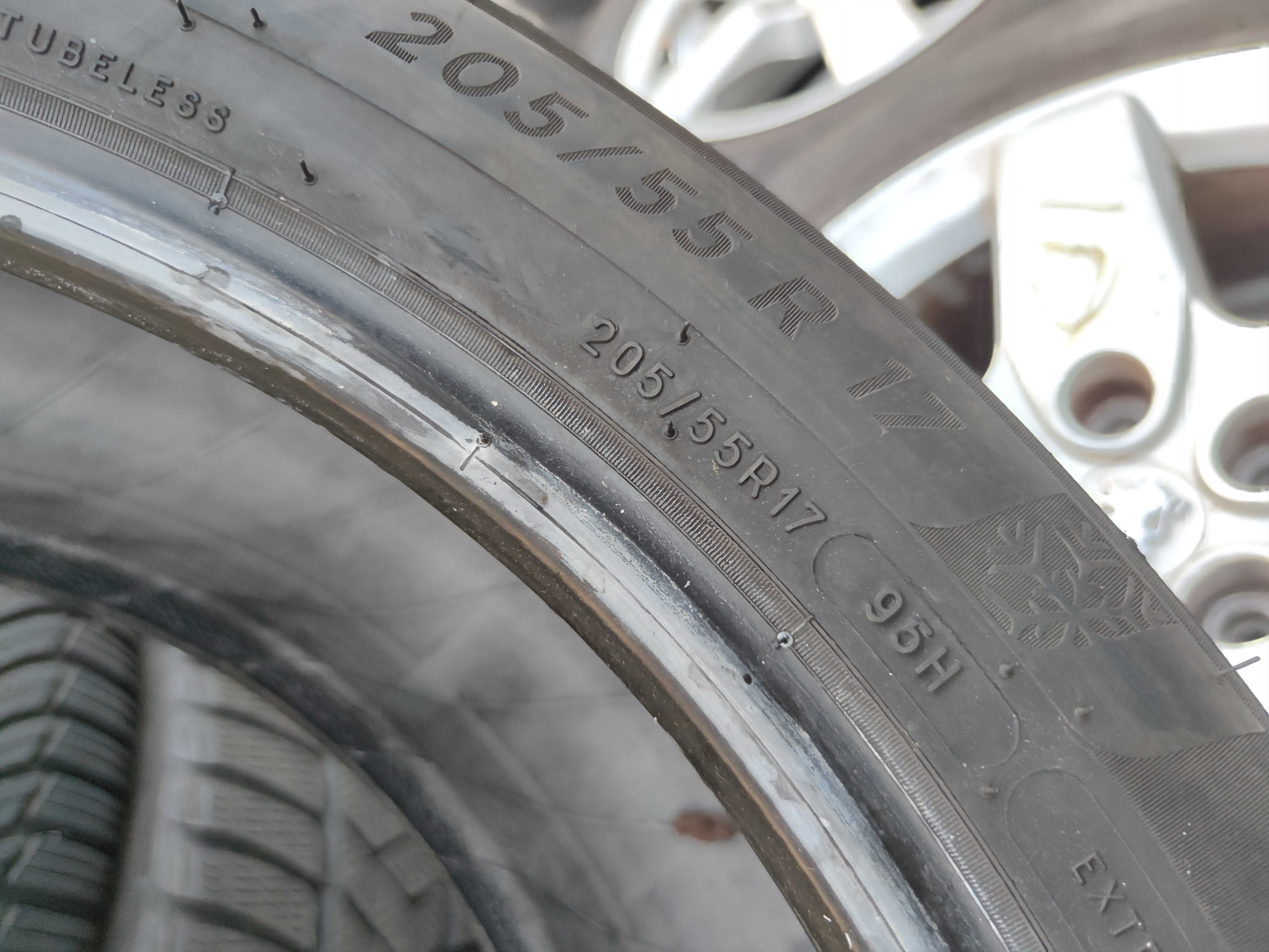 4бр Зимни Гуми 205 55 17 - Michelin - DOT 2022