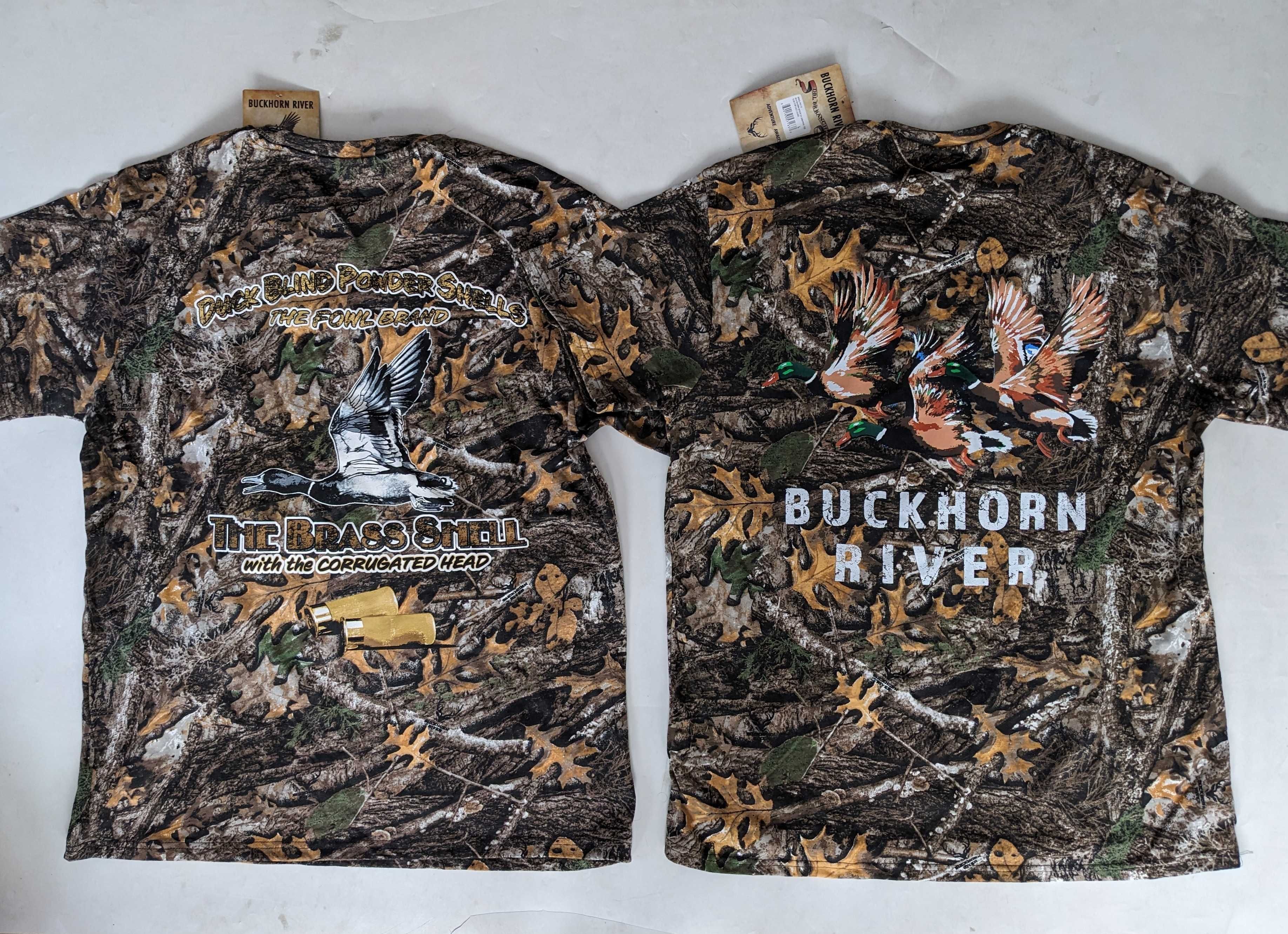 Buckhorn River Ducks Hunting мъжки ловджийски тениски 2 модела от Сащ