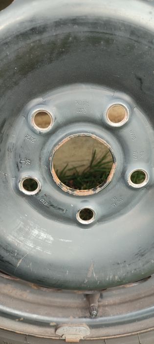 Jante tabla VW VAG R15 cu anvelope de iarna