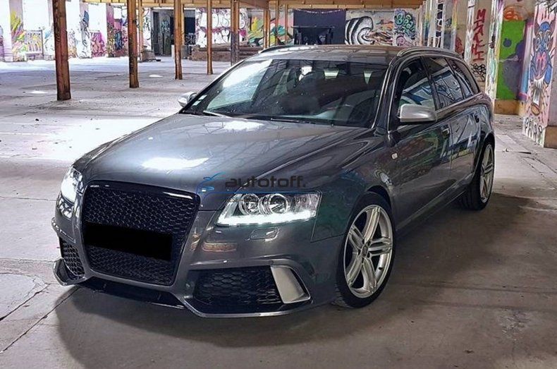 Bara Fata compatibil cu Audi A6 C6 4F Sedan Avant (2004-2010) RS6 Look