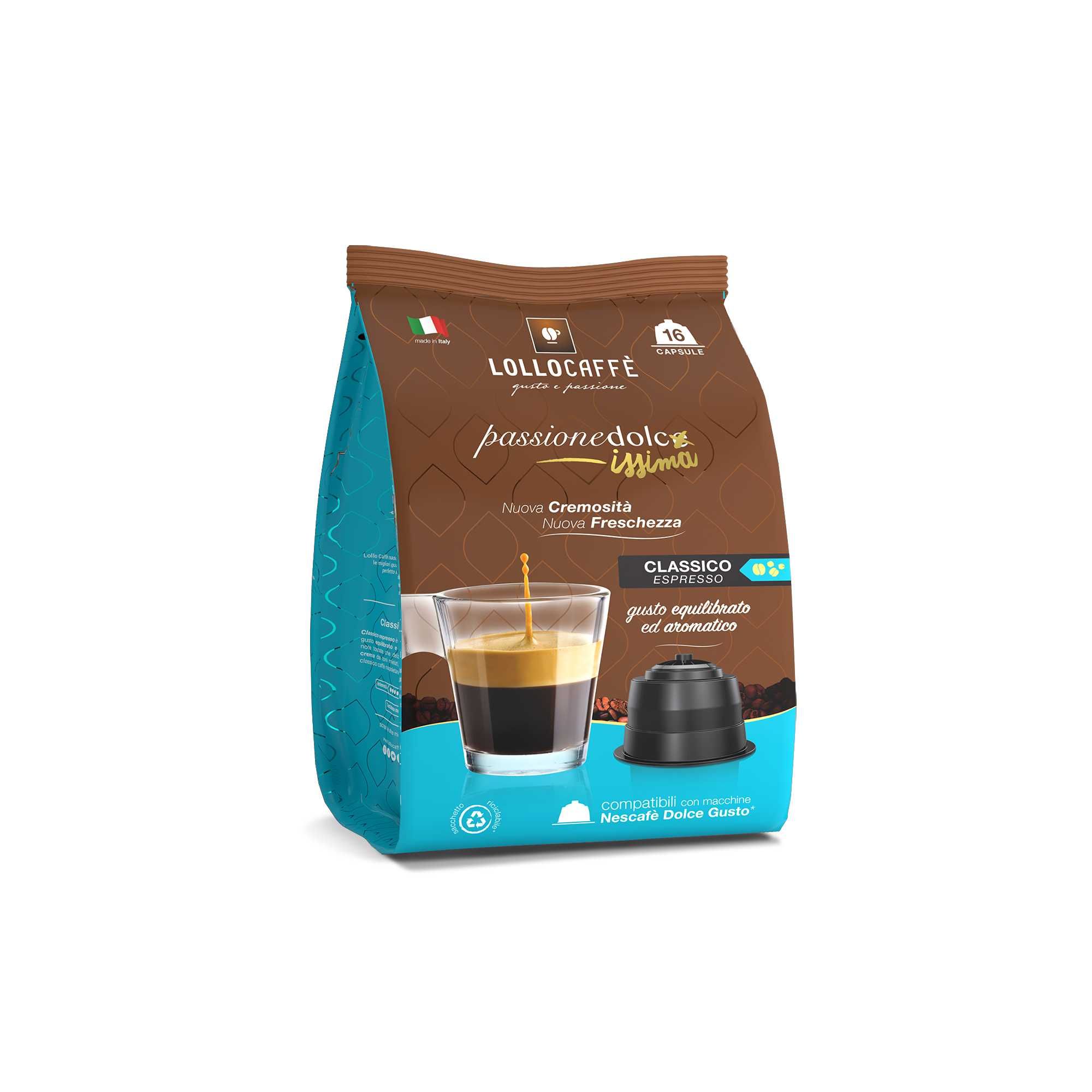 Кафе капсули за "Dolce Gusto" на марката Lollo Caffé