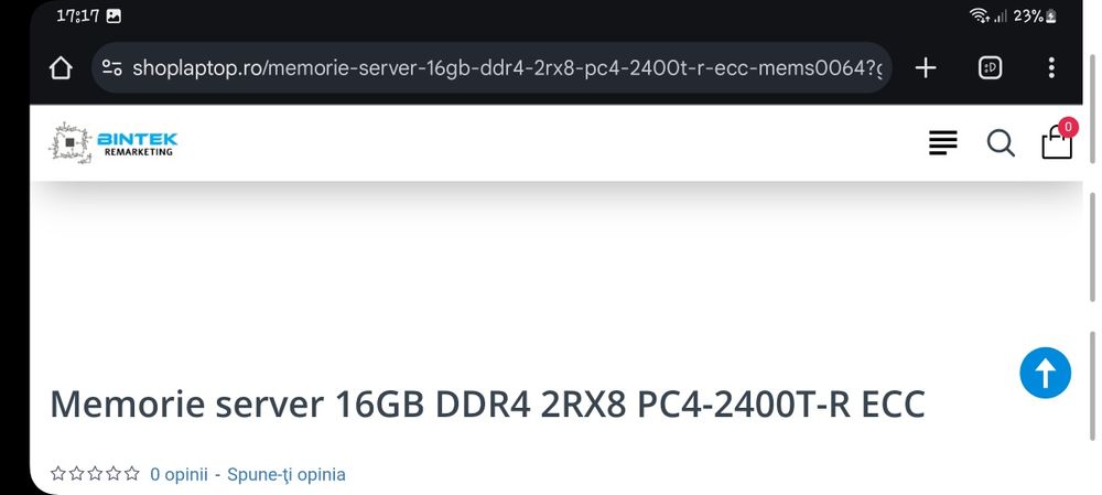 Memorie ram server  16 gb ddr4 ecc