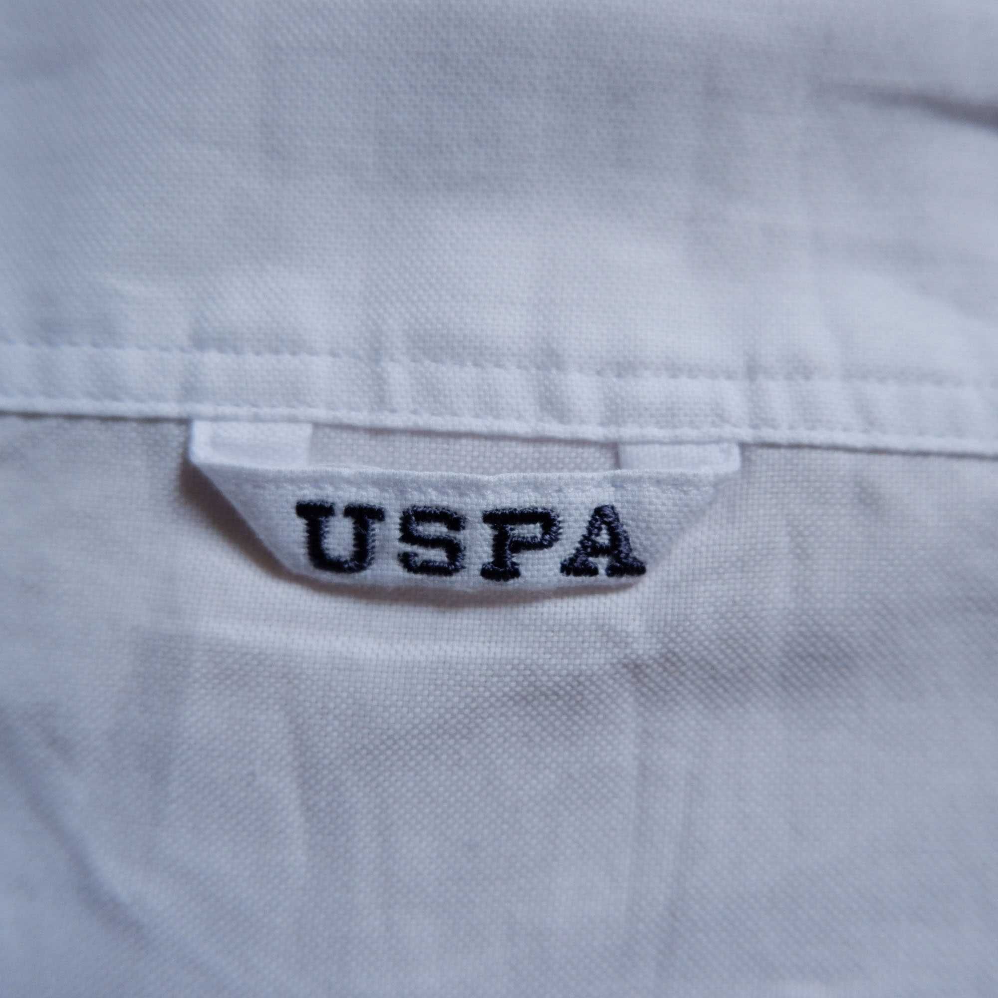 Белая рубашка на весну US POLO, размер XL и S. Оригинал. Турция