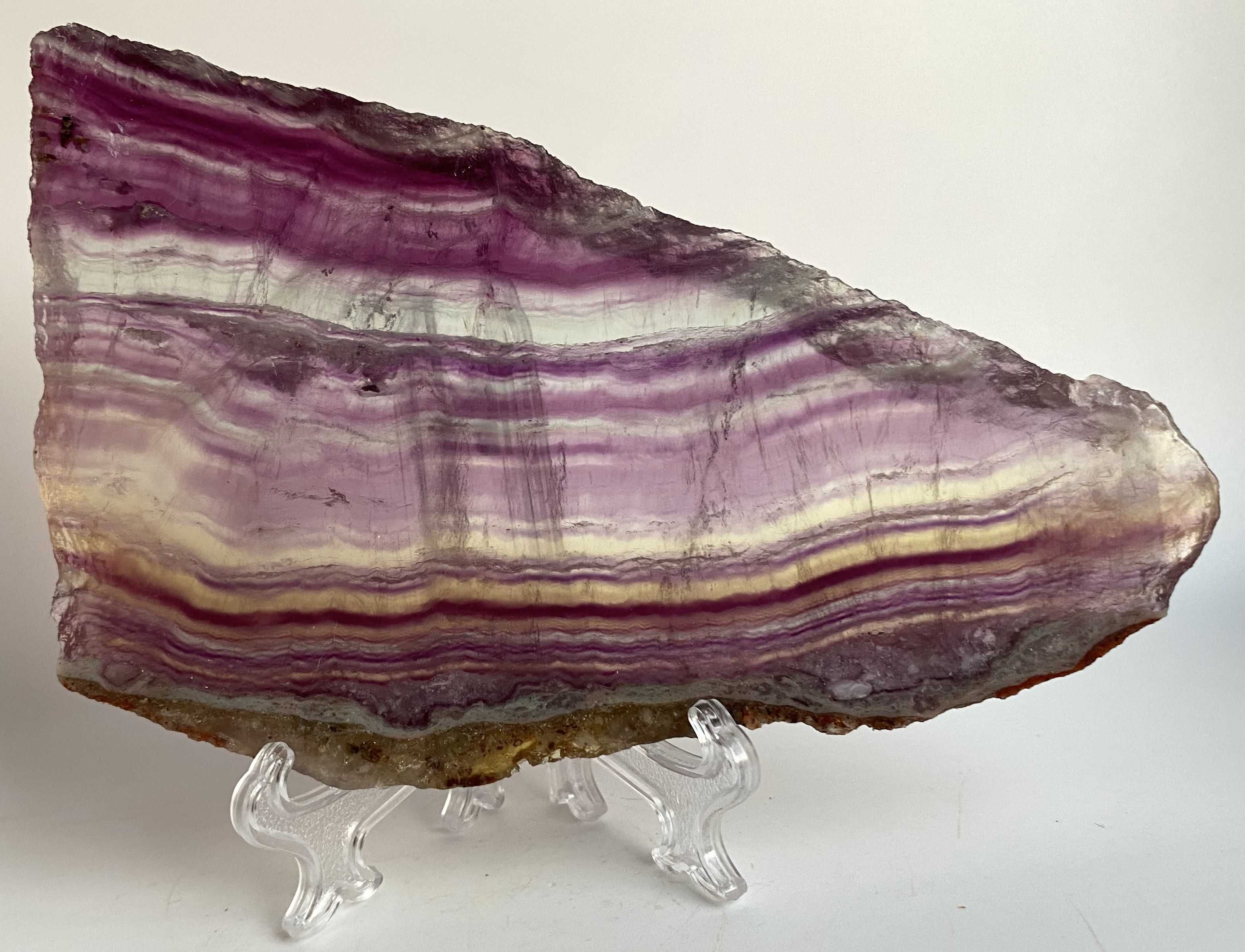 Cristale/Minerale - Fluorit Candy - felie de piatra semipretioasa