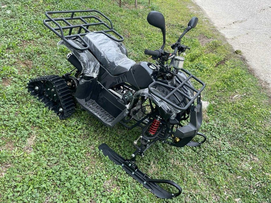 Snowmobile Kit Conversie de la ATV cu Senile si Skiuri de Zapada