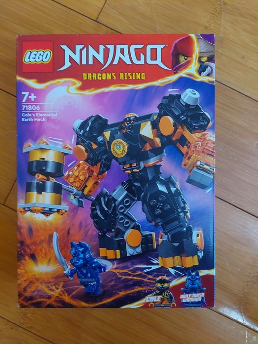 Vând set lego ninjago 71806 cole's elemental earth mech (sigilat)