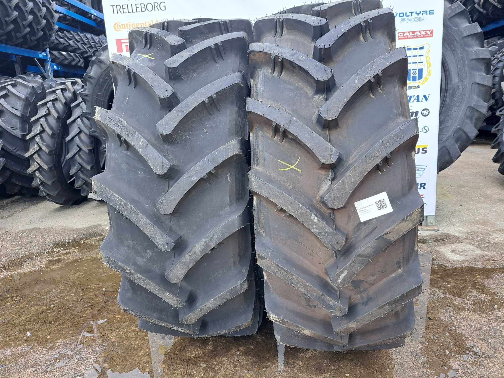 Cauciucuri radiale 420/70 R24 ASCENSO anvelope noi tractor fata