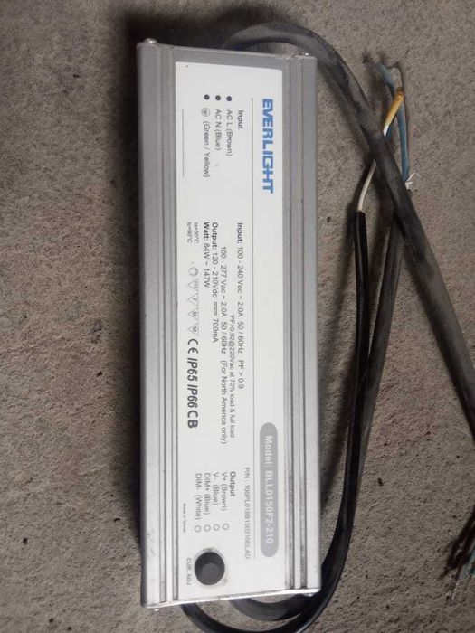 Led драйвер (блок питания 150w) 700ma 120-210vdc лед драйвер 150 ватт