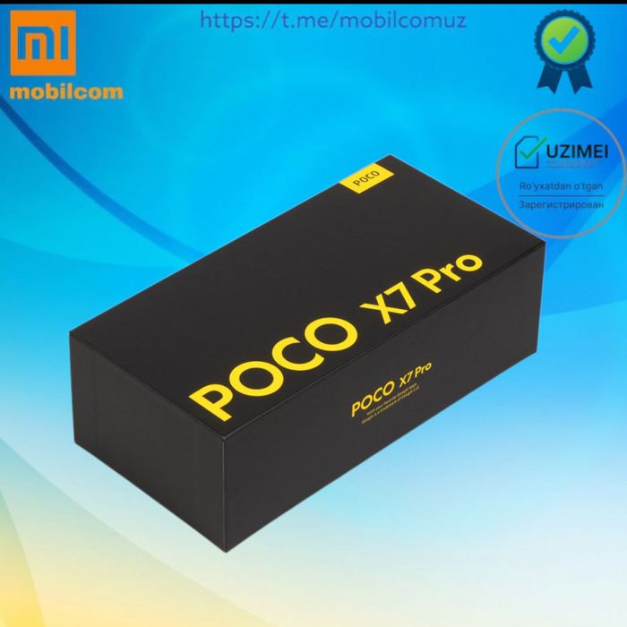 Новый Poco X7 Pro 5G  Global +IMEI готово +Гарантия +Доставка