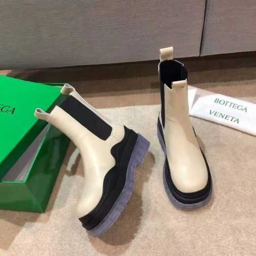 Bottega Veneta Încălțăminte pentru femei botine din piele 63522