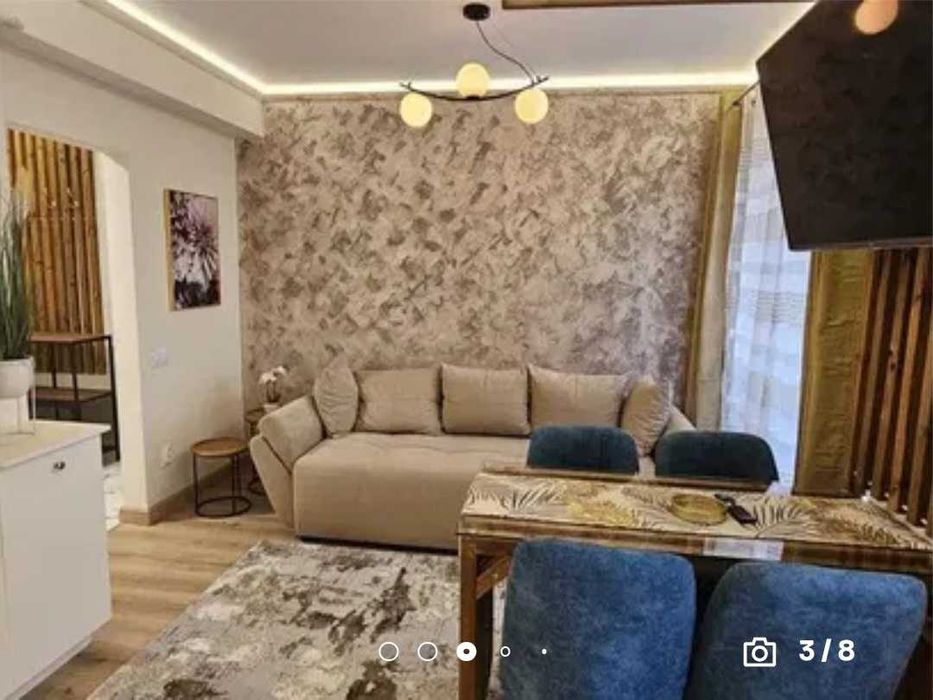 Apartament 2 camere,ultrafinisat,mobilat,utilat la cheie,terasa 12mp.