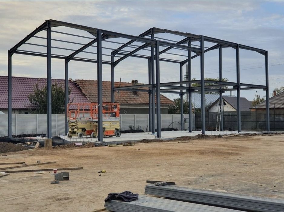 Vand structura metalica din stoc 6x20x4m 7x10x3x4m