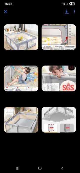 Tarc bebelusi 150×200 +Patut pliant voiaj 2 nivele 125x65 si saltea