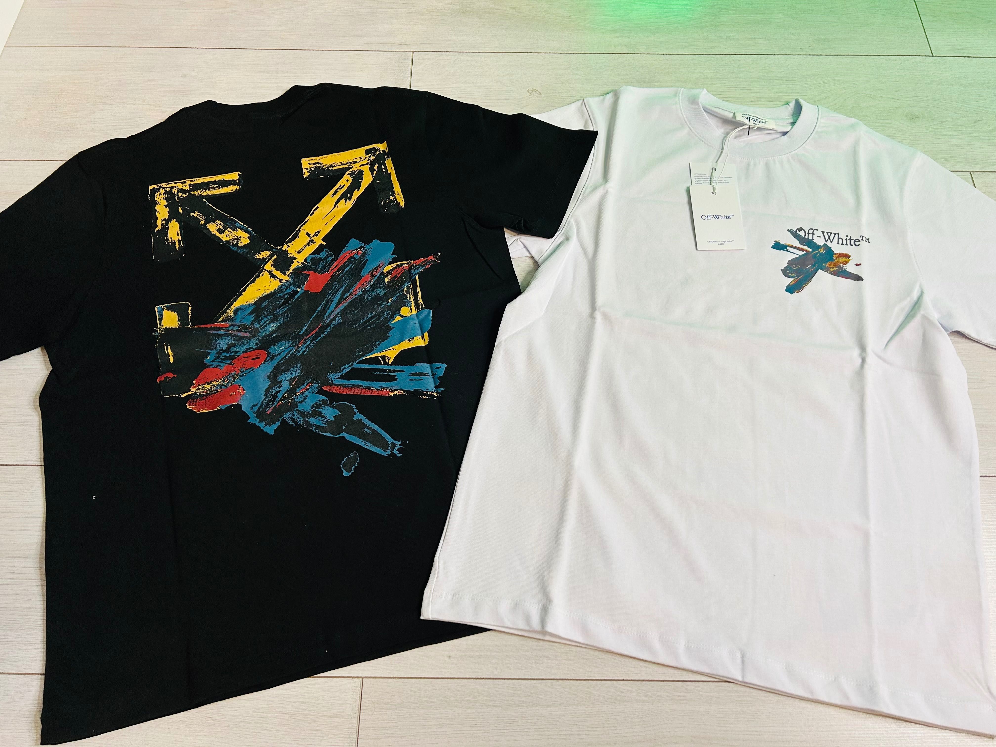Tricou off white 2 color alb sau negru new collection 2025