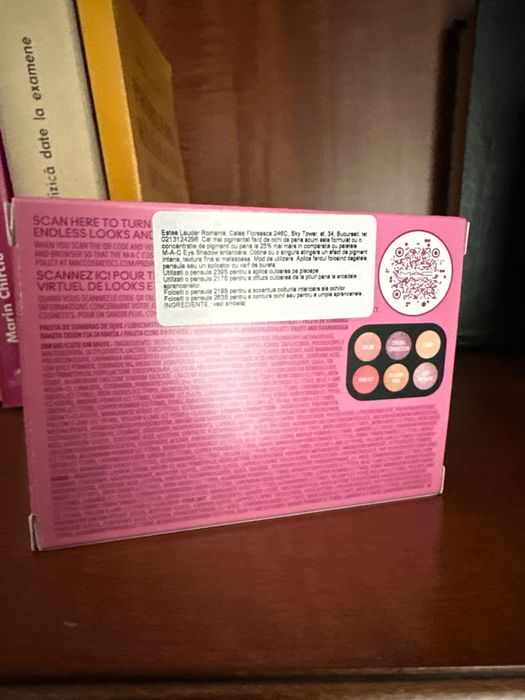 Paleta machiaj mac cosmetics +mini spray mac