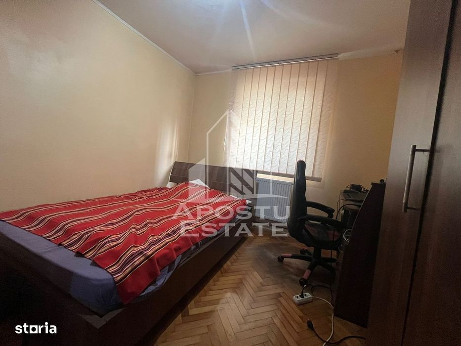 Apartament cu 2 camere, semidecomandat, etajul 1,  Spitalul Judetean