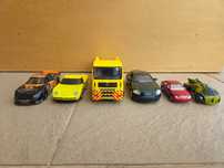 Colectie 6 masini: MAJORETTE, 2 Welly, REALTOY, MONDO MOTORS, TinsToys