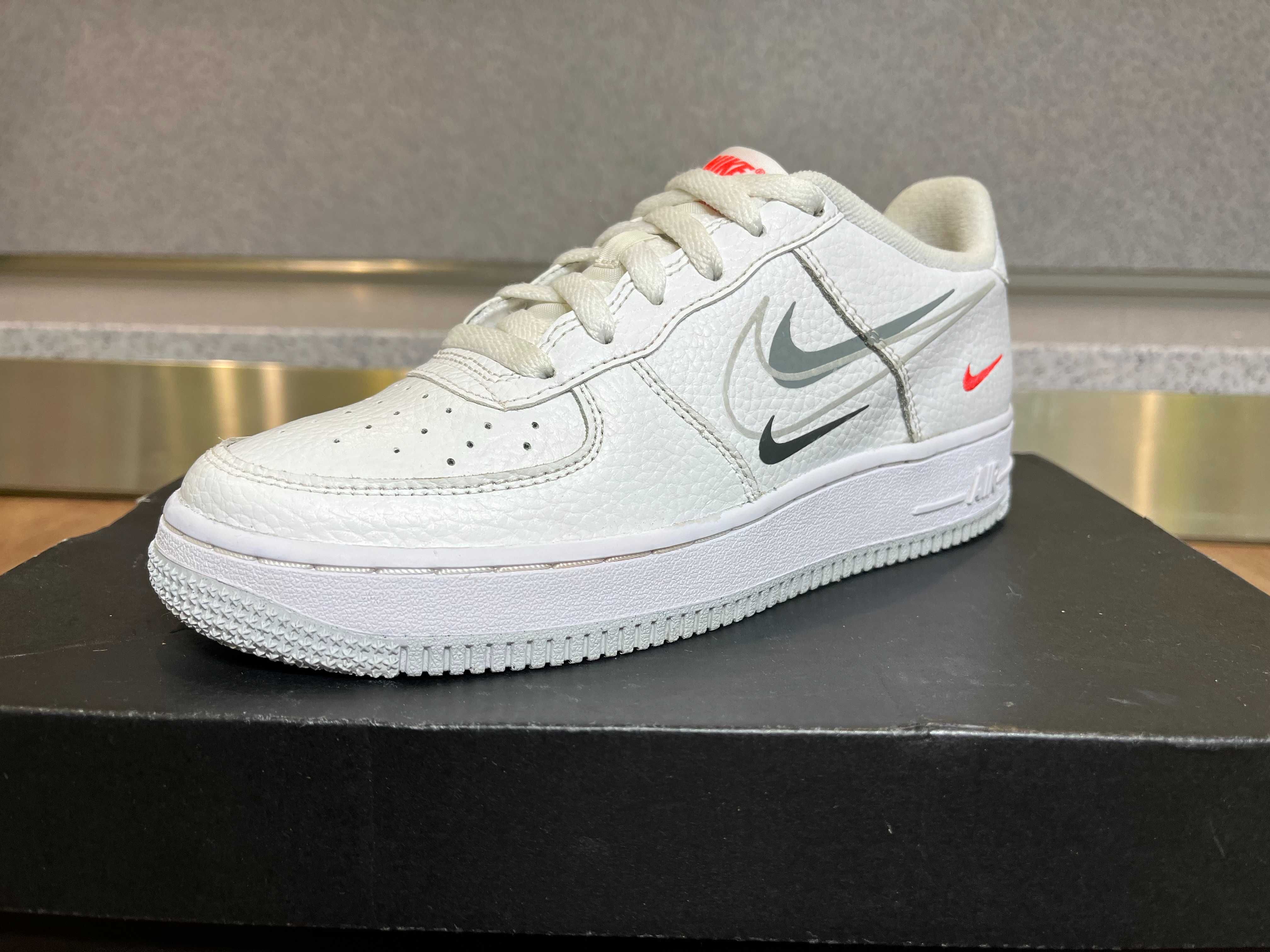 ОРИГИНАЛНИ *** Nike Air Force 1 Low Multi-swoosh 'Particle Grey'