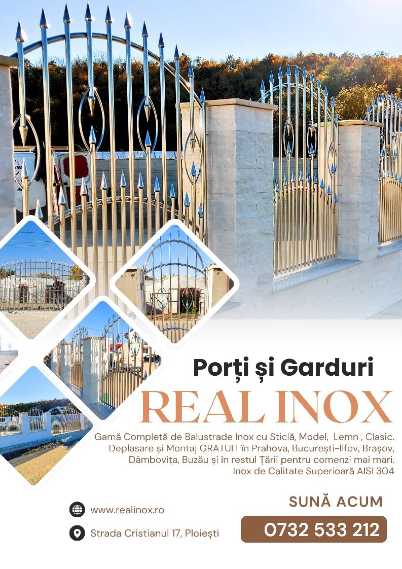 Balustrade din Inox - Real Inox srl