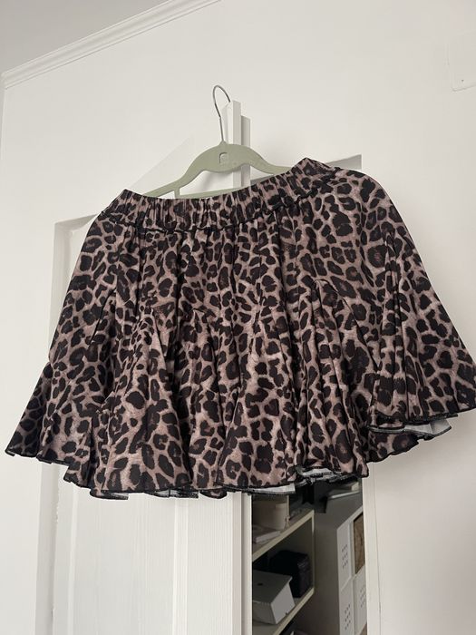 Fusta scurta animal print
