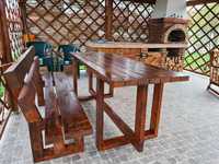 Masa din lemn rustic/ terasa