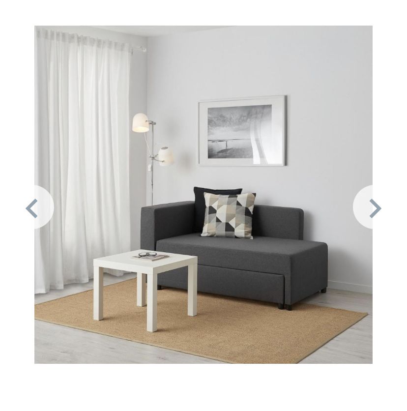 Ikea кушетка BYGGET кирпичного цвета