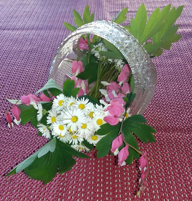 Coș din cristal Bohemia (c)