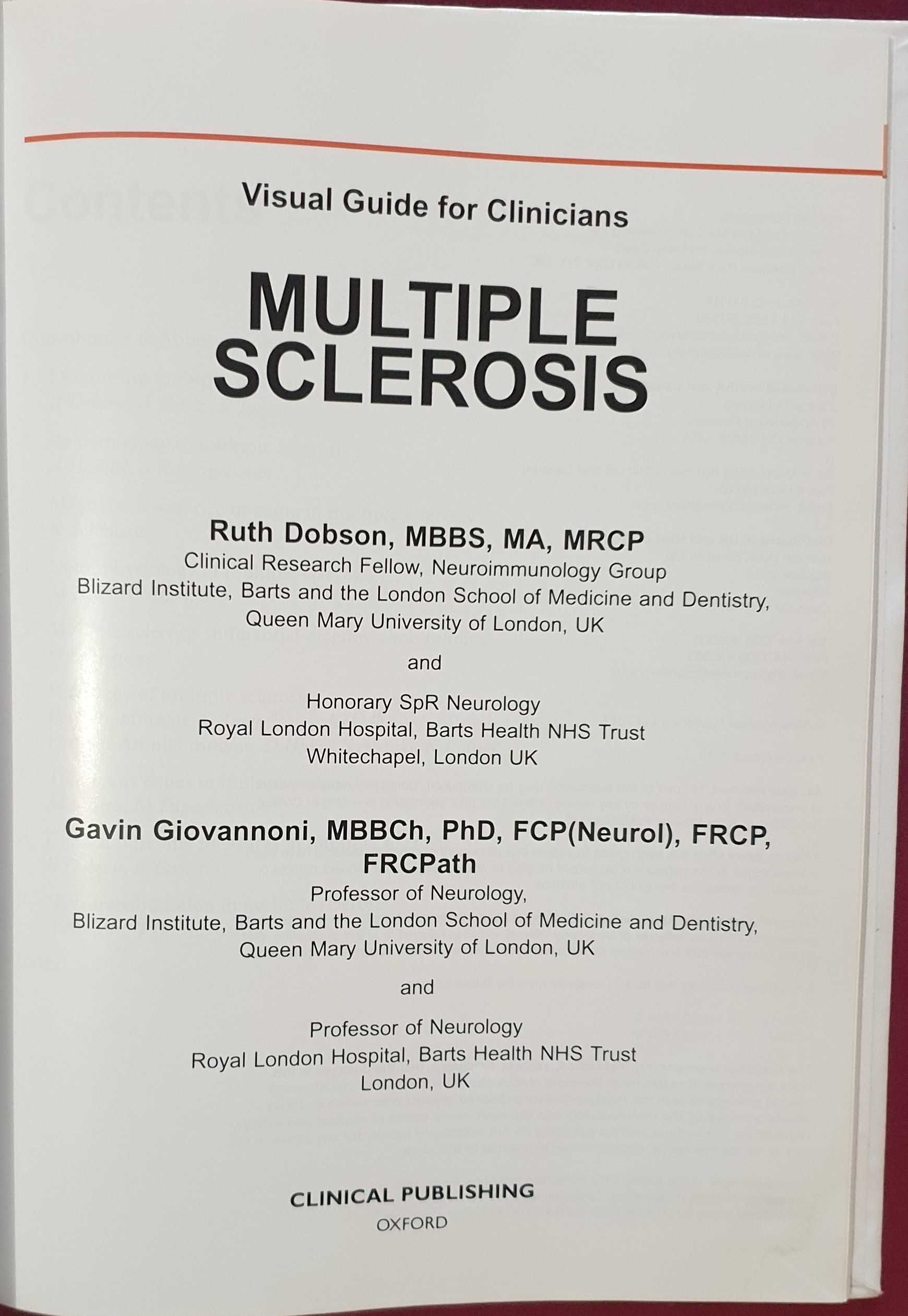 Множествена склероза - визуален справочник / Multiple Sclerosis