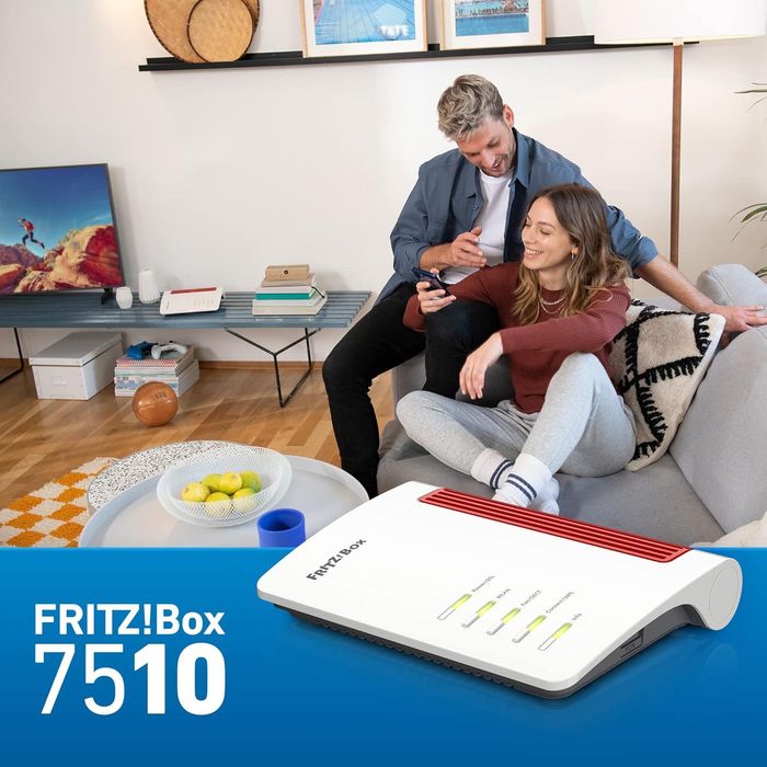 Router wireless FRITZ!Box 7510 – nou, sigilat, Gigabit, alb