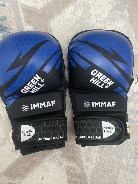 перчатки green hill мма