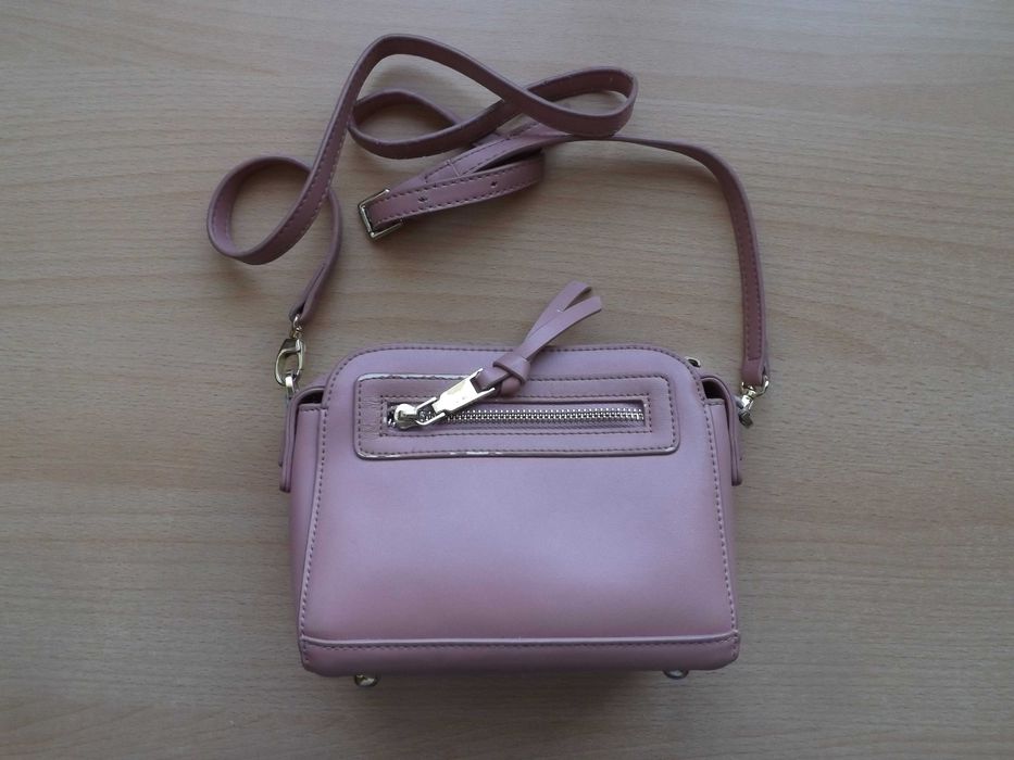 Дамска раничка и чантичка от естествена кожа