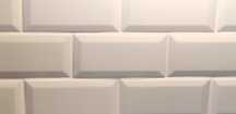 Faianta Equipe Metro 7.5x15 cm, alb lucios