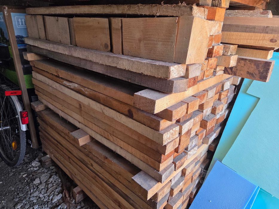 Дървен материал - греди 5х10