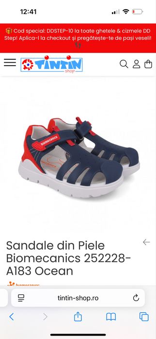 Vand sandale biomecanics nr25 noi