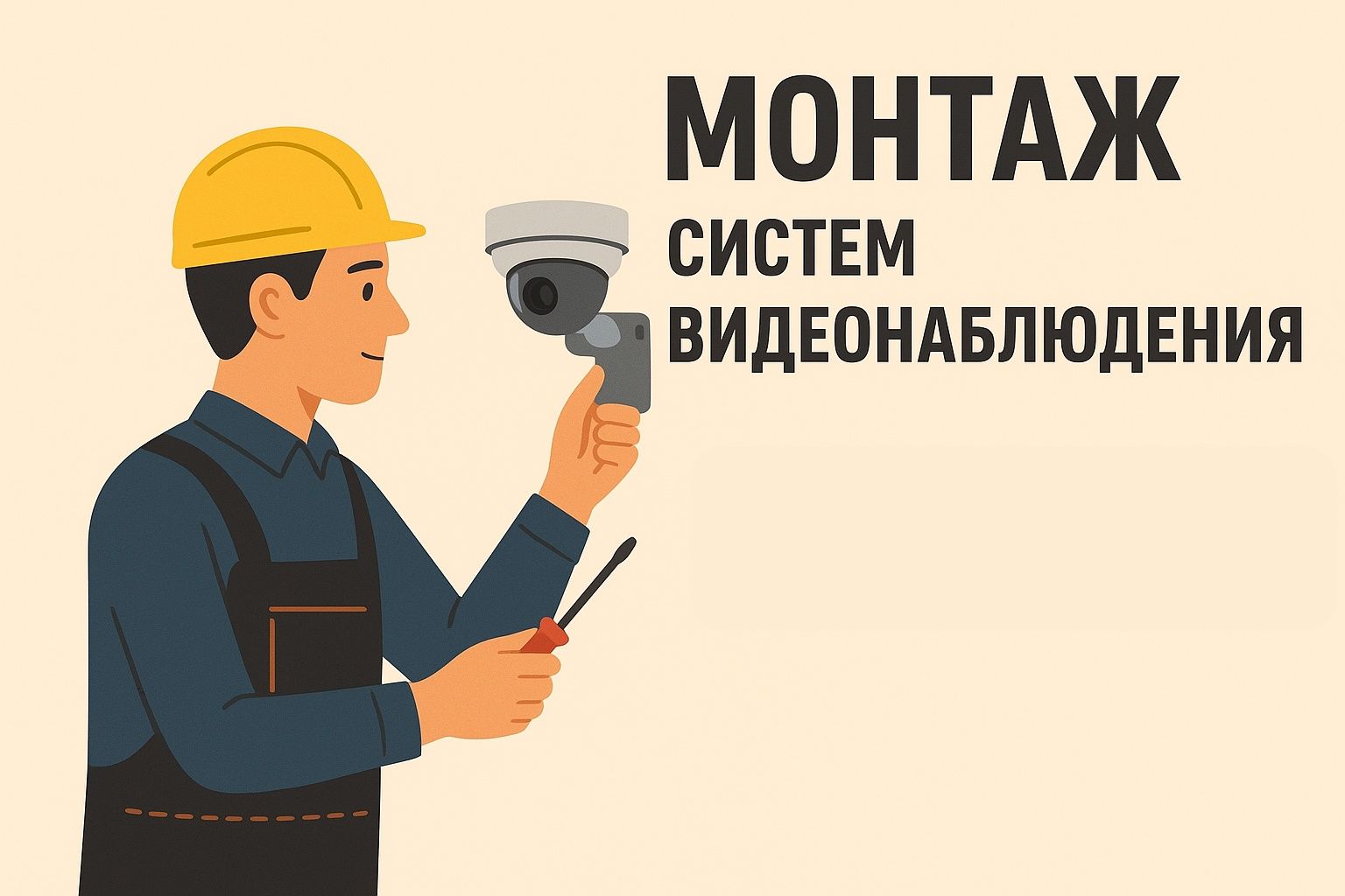 Видеонаблюдение. Монтаж и установка.