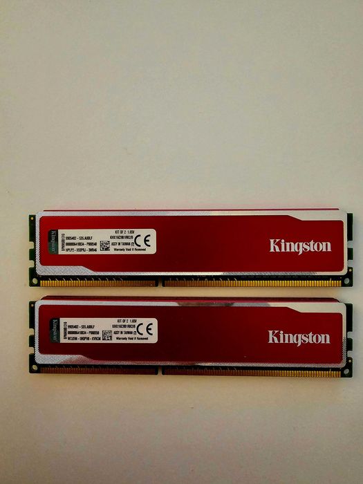 Kit memorie ram Kingston HyperX Red 8GB (2 x 4GB) DDR3
