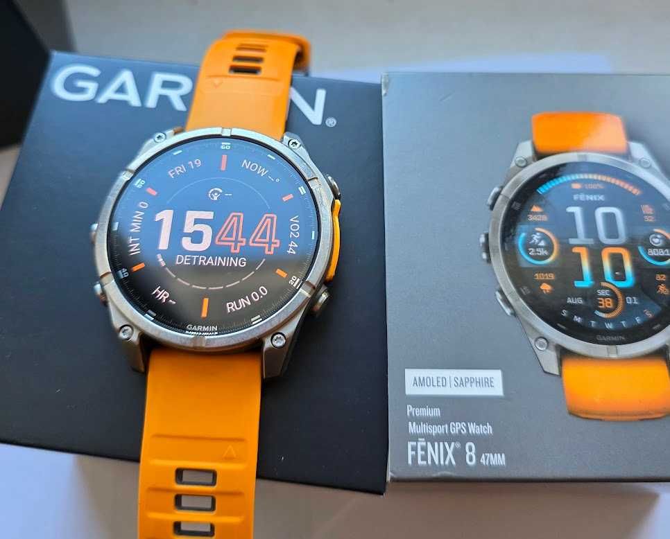 Garmin Fenix 8 47 mm AMOLED Sapphire - Garantie