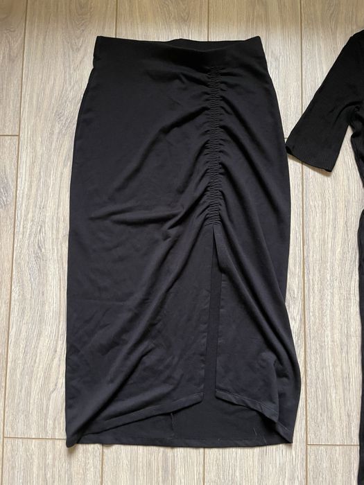 Lot haine maternity (fusta/rochie cu slit), marime S, Stradivarius