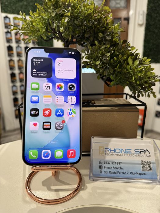 iPhone 13 Pro Max 256Gb 100%- Din magazin,cu garantie!