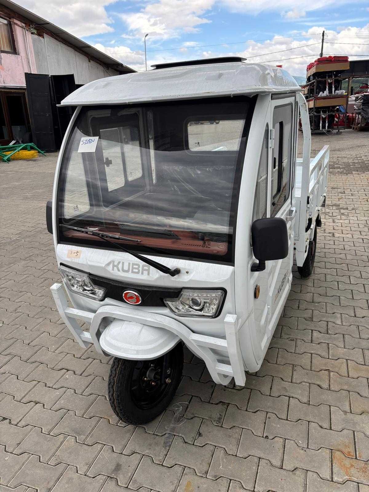 Triciclu electric cu cabina si bena Kuba E Kamyonet