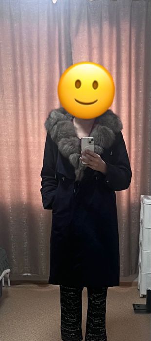 Продам парку зимнюю натуральный мех писец